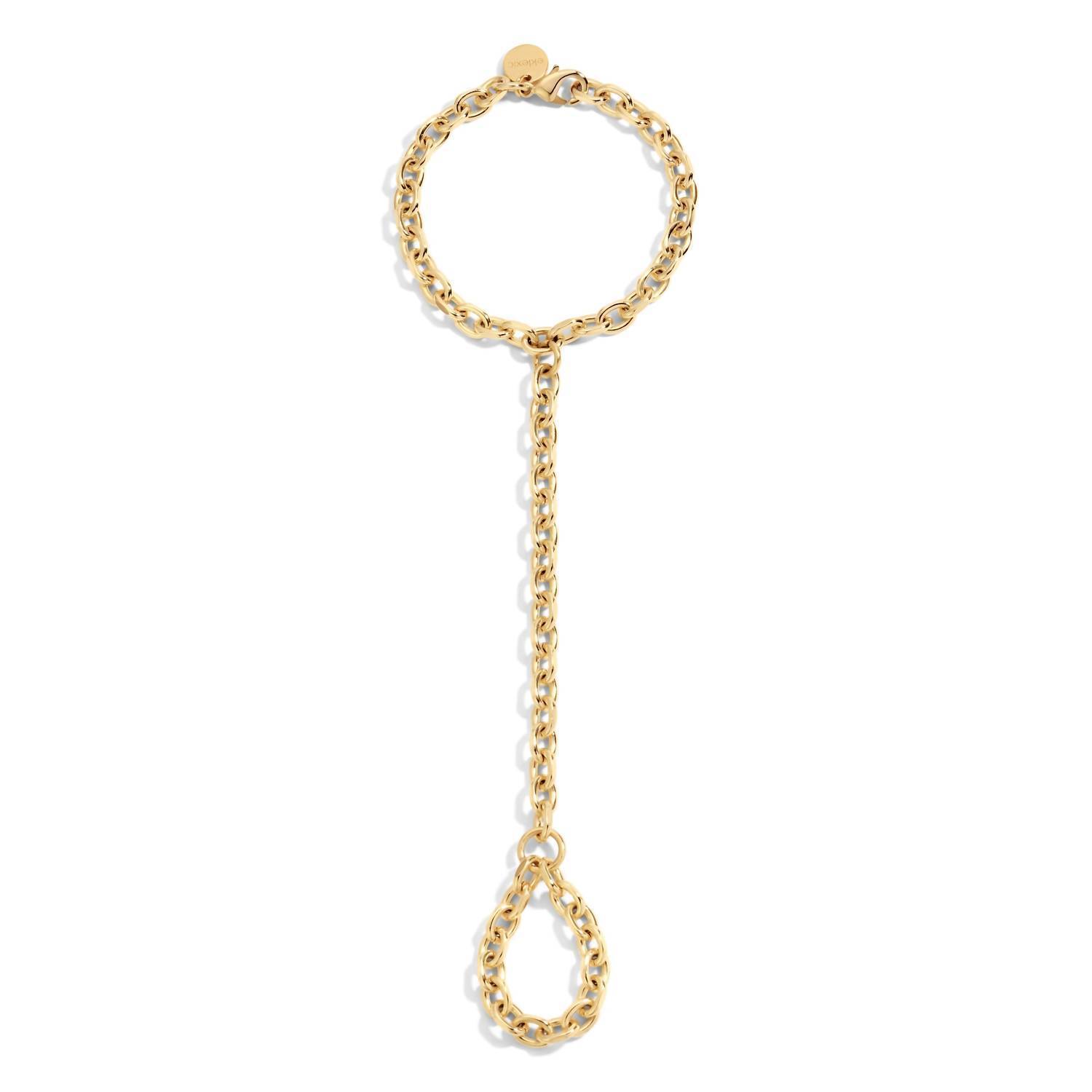 New Eklexic Womens Nova Hand Chain In Gold 121$